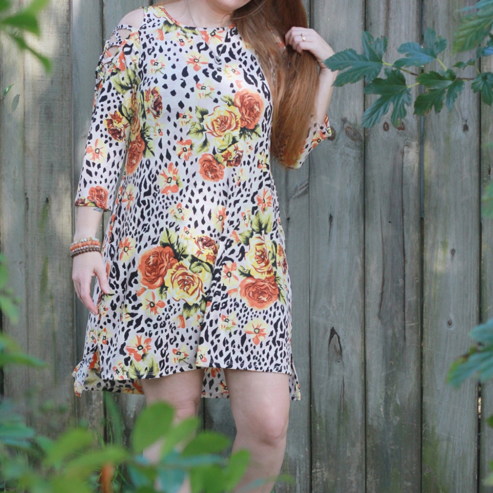 L&B Fallin' for Leopard Tunic Dress